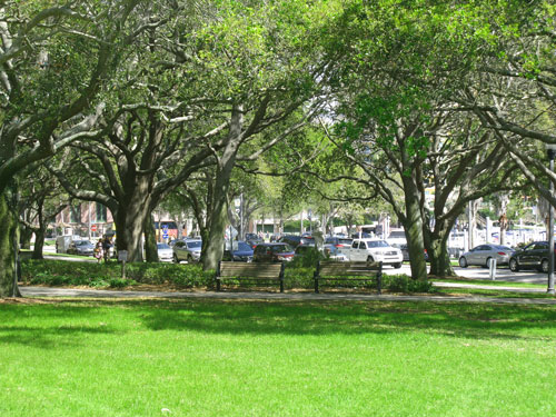 This beautiful waterfront park was where I chose to leave 1 dollar on Day 12 Of The Law Of Attraction.