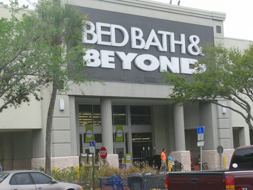 I chose to leave one dollar at Bed Bath and Beyond.